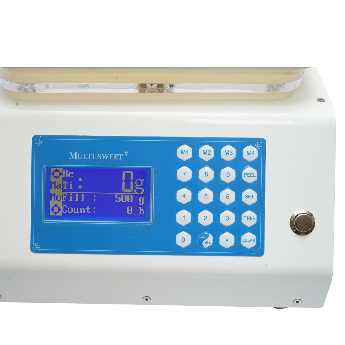Masina automata de dozat si cantarit miere 12V/220V, capacitate 2-3 L/min